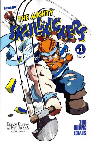 Mighty Skullkickers 1A published by Image with cover art by Edwin Huang