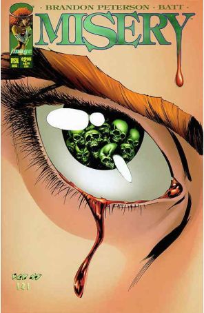 Misery 1 published by Image with cover art by Brandon Peterson