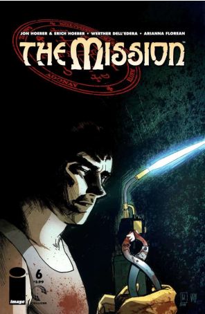 Mission 6 published by Image with cover art by Werther Dell’edera