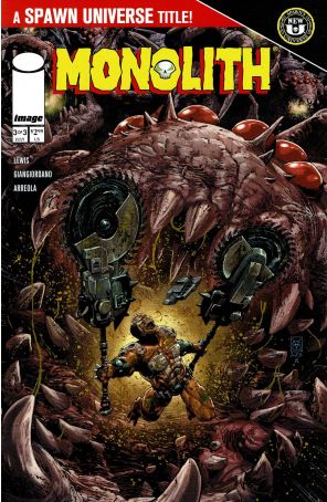Monolith (Image) 3 published by Image with cover art by Valerio Giangiordano
