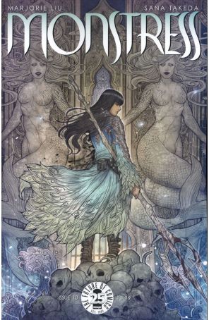 Monstress 10 published by Image with cover art by Sana Takeda