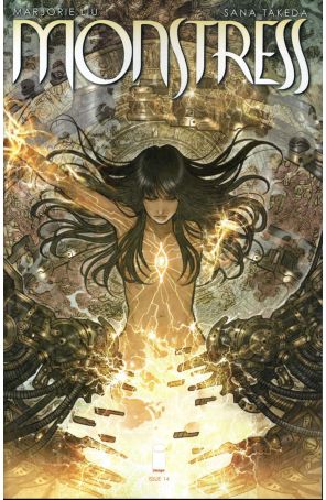 Monstress 14 published by Image with cover art by Sana Takeda