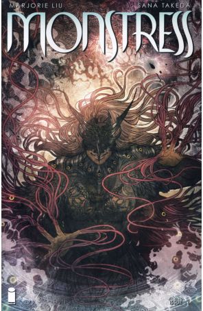 Monstress 16 published by Image with cover art by Sana Takeda