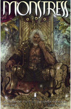 Monstress 24 published by Image with cover art by Sana Takeda