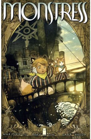 Monstress 9 published by Image with cover art by Sana Takeda