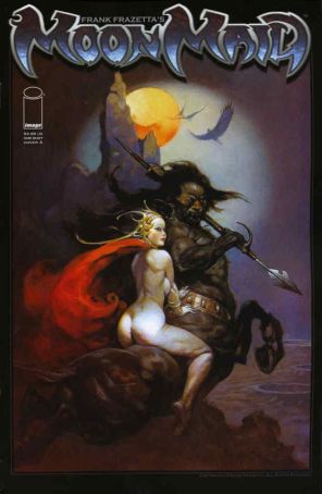 Moon Maid (Frank Frazetta's) 1A published by Image with cover art by Frank Frazetta