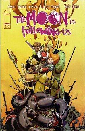 The Moon is Following Us 1A published by Image with cover art by Riley Rossmo and Mike Spicer