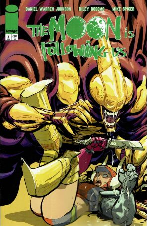 The Moon is Following Us 3A published by Image with cover art by Riley Rossmo and Mike Spicer