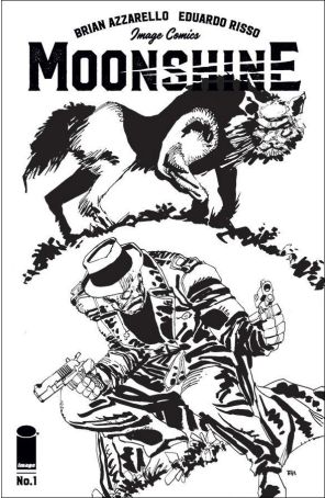 Moonshine 1D published by Image with cover art by Frank Miller