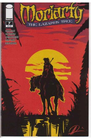 Moriarty 7 published by Image with cover art by Anthony Diecidue