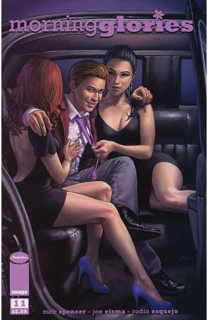 Morning Glories 11 published by Image with cover art by Rodin Esquejo
