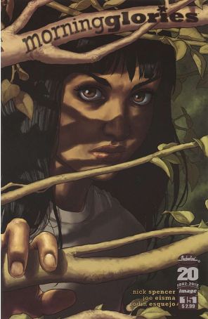 Morning Glories 15 published by Image with cover art by Rodin Esquejo