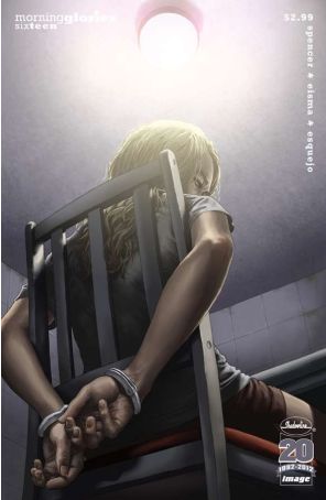 Morning Glories 16 published by Image with cover art by Rodin Esquejo