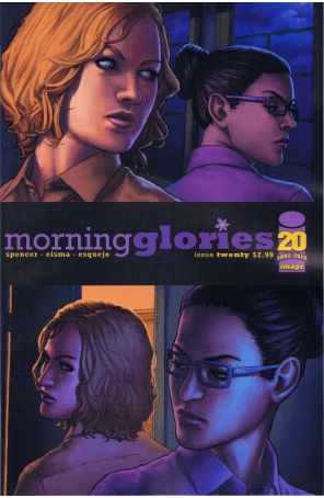 Morning Glories 20 published by Image with cover art by Rodin Esquejo