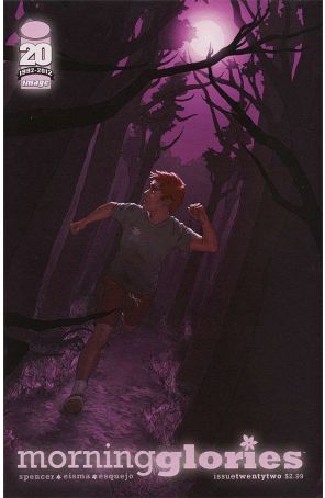 Morning Glories 22 published by Image with cover art by Rodin Esquejo