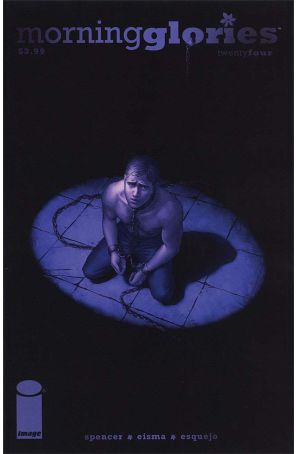 Morning Glories 24 published by Image with cover art by Rodin Esquejo