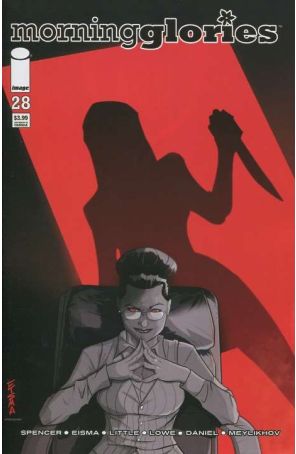 Morning Glories 28C published by Image with cover art by Joe Eisma