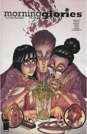 Morning Glories 28F published by Image with cover art by Tradd Moore