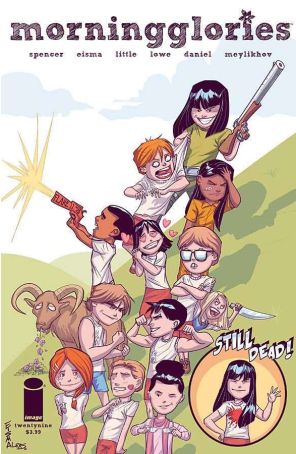 Morning Glories 29B published by Image with cover art by Joe Eisma