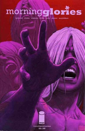 Morning Glories 29 published by Image with cover art by Rodin Esquejo