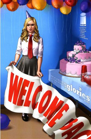 Morning Glories 39 published by Image with cover art by Rodin Esquejo