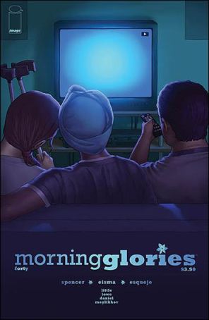 Morning Glories 40 published by Image with cover art by Rodin Esquejo