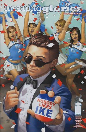 Morning Glories 43 published by Image with cover art by Rodin Esquejo