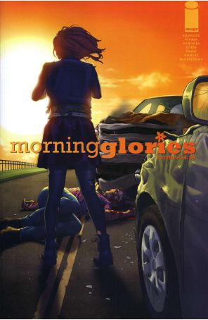 Morning Glories 45 published by Image with cover art by Rodin Esquejo