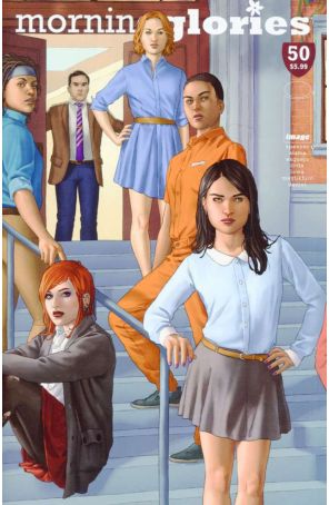 Morning Glories 50B published by Image with cover art by Rodin Esquejo