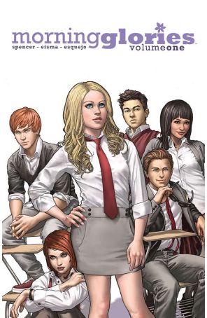 Morning Glories TPB 1 (4th) published by Image with cover art by Rodin Esquejo
