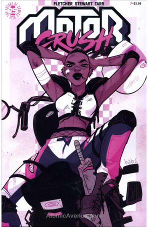 Motor Crush 7 published by Image with cover art by Babs Tarr