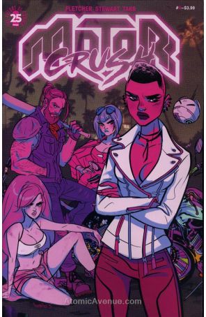 Motor Crush 8A published by Image with cover art by Babs Tarr