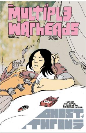 Multiple Warheads: Ghost Throne 1 published by Image with cover art by Brandon Graham
