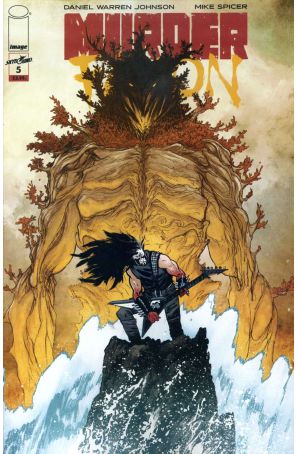 Murder Falcon 5A published by Image with cover art by Daniel Warren Johnson and Mike Spicer