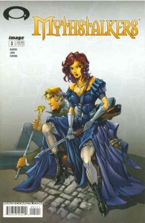 Mythstalkers 5 published by Image with cover art by Jiro