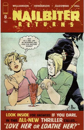 Nailbiter Returns 8 published by Image with cover art by Mike Henderson