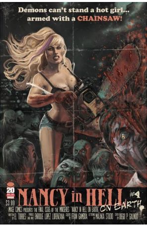 Nancy In Hell On Earth 4 published by Image with cover art by Fran Gamboa
