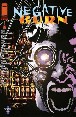 Negative Burn (Vol. 2) 1 published by Image with cover art by Jordan Raskin