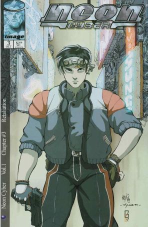 Neon Cyber 3 published by Image with cover art by Lou Kang