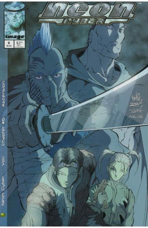 Neon Cyber 6 published by Image with cover art by Lou Kang