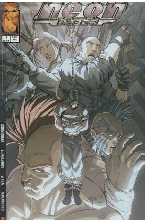 Neon Cyber 7 published by Image with cover art by Sigmund Torre