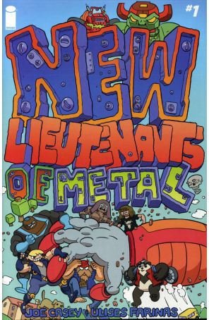 New Lieutenants of Metal 1 published by Image with cover art by Ulises Farinas