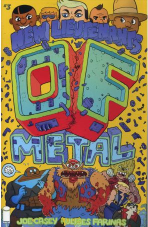 New Lieutenants of Metal 3 published by Image with cover art by Ulises Farinas