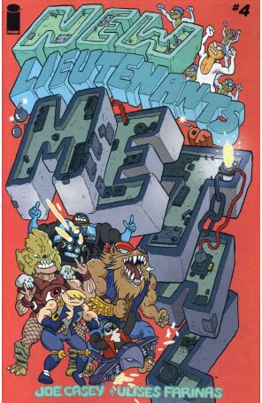 New Lieutenants of Metal 4 published by Image with cover art by Ulises Farinas