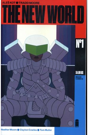 The New World 1A published by Image with cover art by Tradd Moore