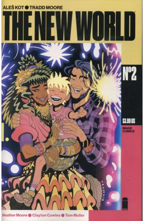 The New World 2A published by Image with cover art by Tradd Moore