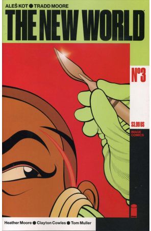 The New World 3A published by Image with cover art by Tradd Moore
