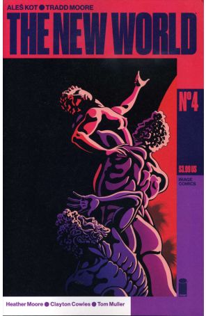 The New World 4A published by Image with cover art by Tradd Moore