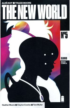 The New World 5A published by Image with cover art by Tradd Moore