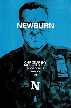 Newburn 14 published by Image with cover art by Jacob Phillips
